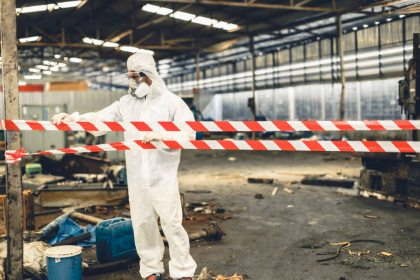 Professional Crime Scene Cleanup technician working in Meredith, NH